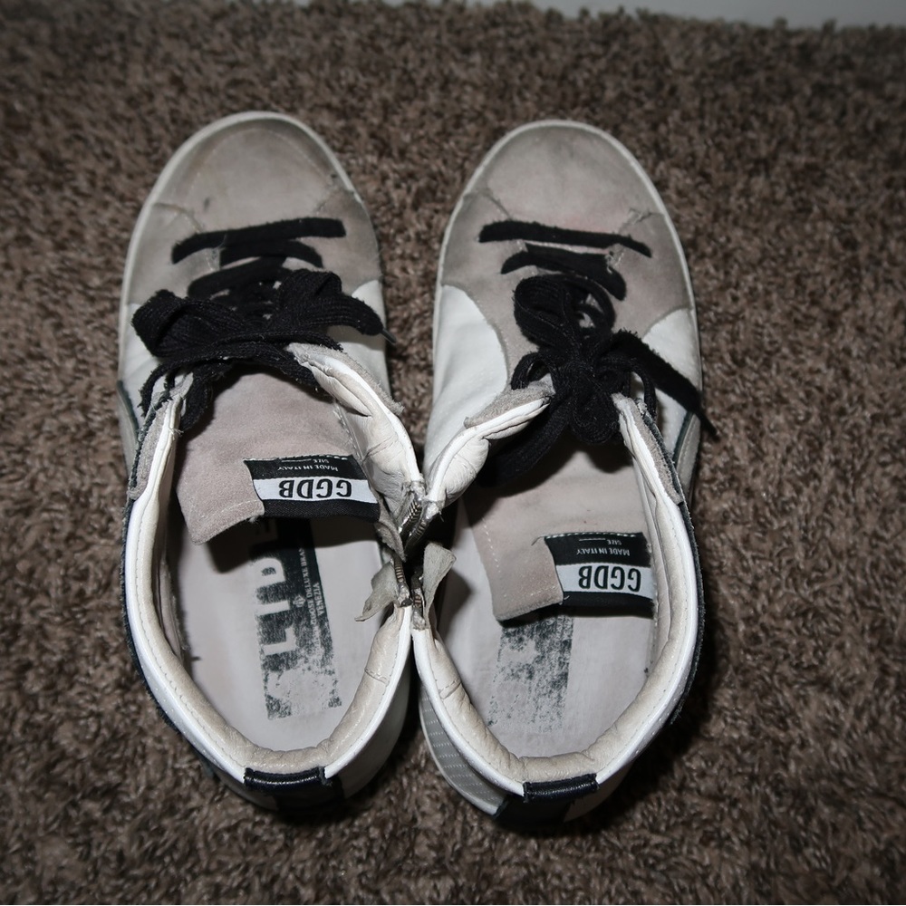 Golden Goose slide mid rise white/black - Picture 2 of 4